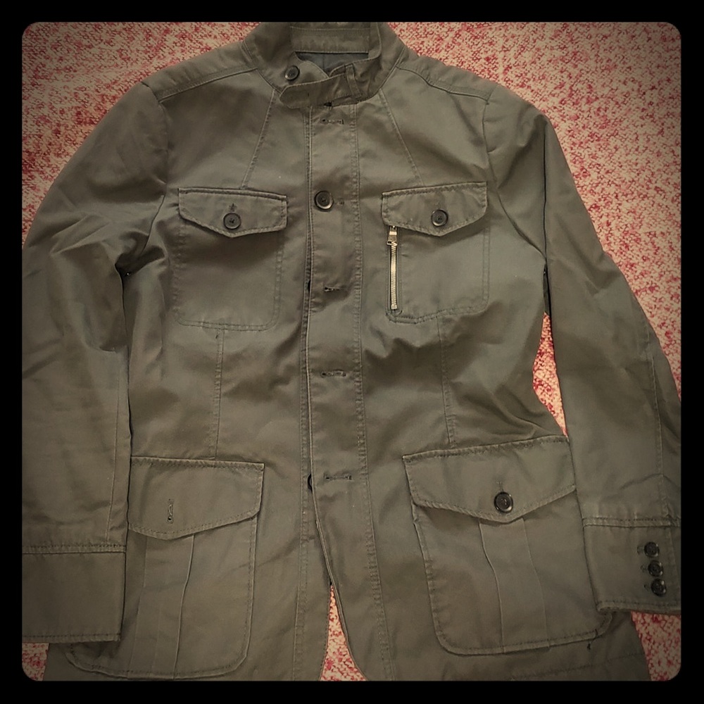 Military style spring jacket
